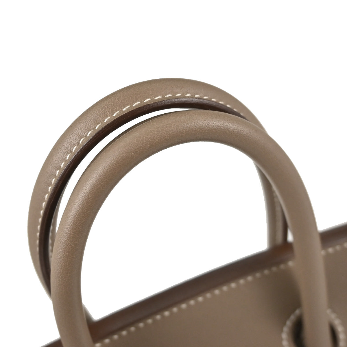 Hermes Etoupe Gray Swift Birkin 25 Handbag