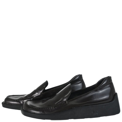 Prada * Brown Leather Loafers Shoes