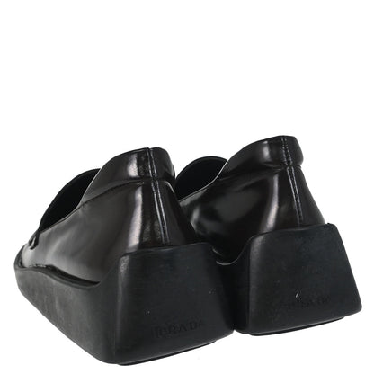 Prada * Brown Leather Loafers Shoes