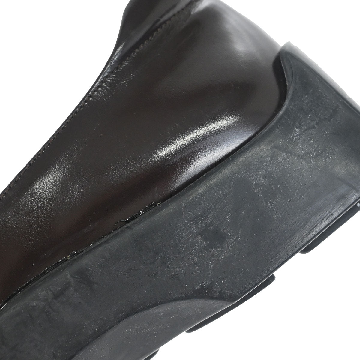 Prada * Brown Leather Loafers Shoes