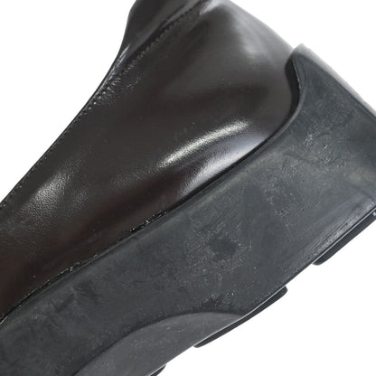 Prada * Brown Leather Loafers Shoes