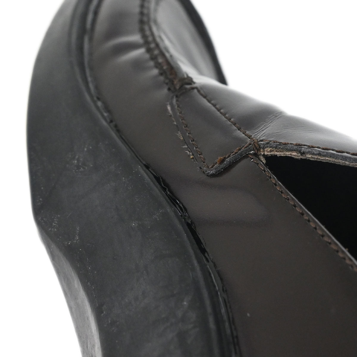 Prada * Brown Leather Loafers Shoes