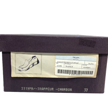 Prada * Brown Leather Loafers Shoes