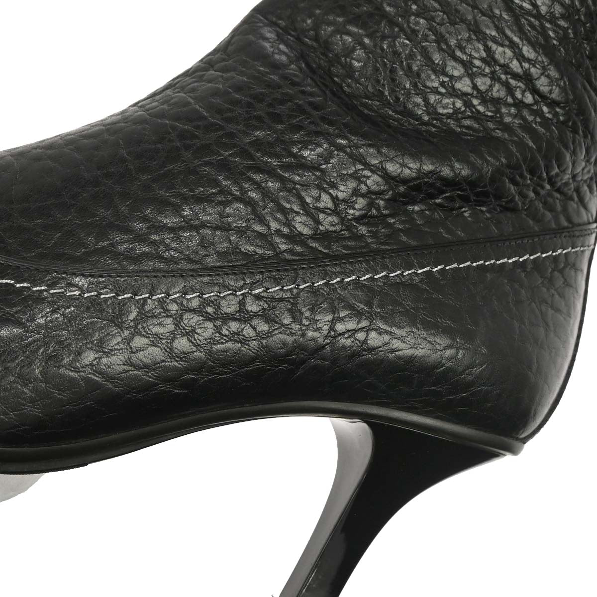 Louis Vuitton * Black Leather Boots Shoes #35 1/2