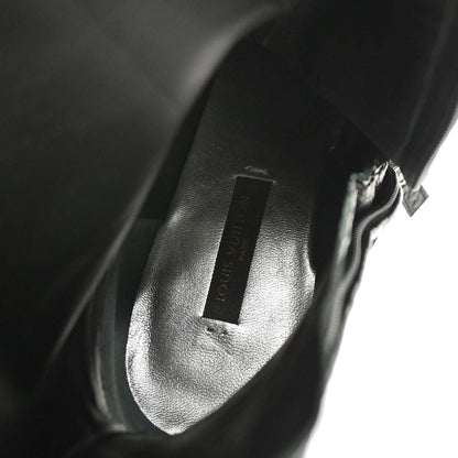 Louis Vuitton * Black Leather Boots Shoes #35 1/2