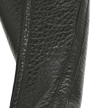 Louis Vuitton * Black Leather Boots Shoes #35 1/2