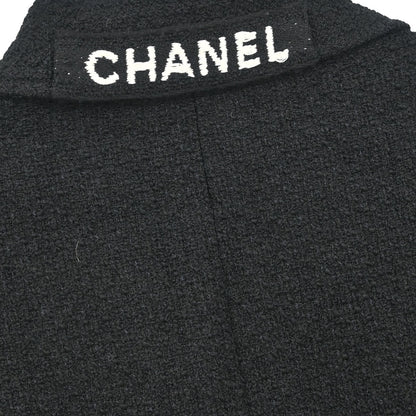 Chanel 1995 Setup Suit Jacket Skirt Black #38