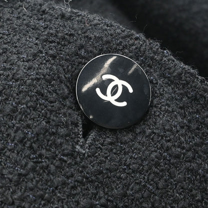 Chanel 1995 Setup Suit Jacket Skirt Black #38