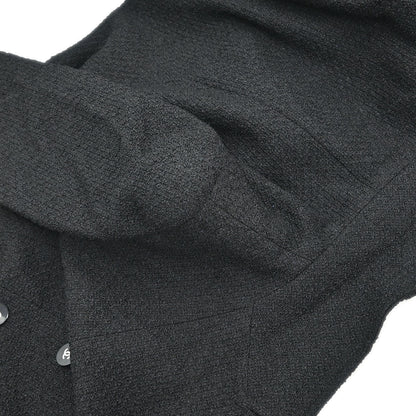 Chanel 1995 Setup Suit Jacket Skirt Black #38