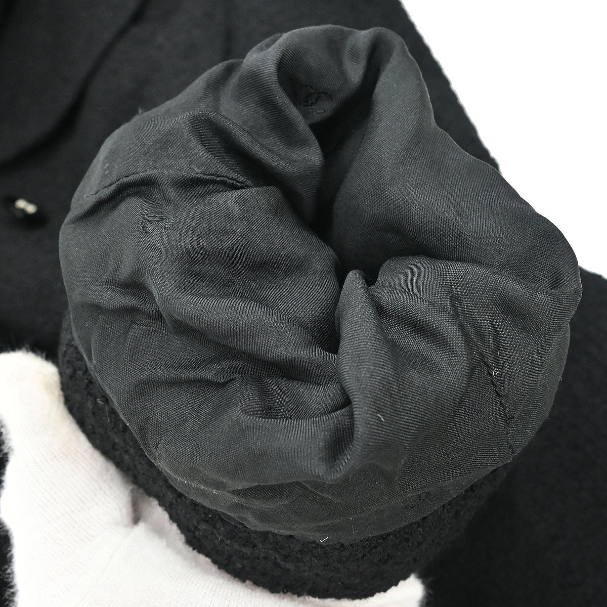 Chanel 1995 Setup Suit Jacket Skirt Black #38