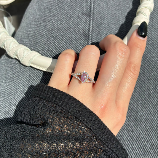 18K Sapphire Diamond Ring #51
