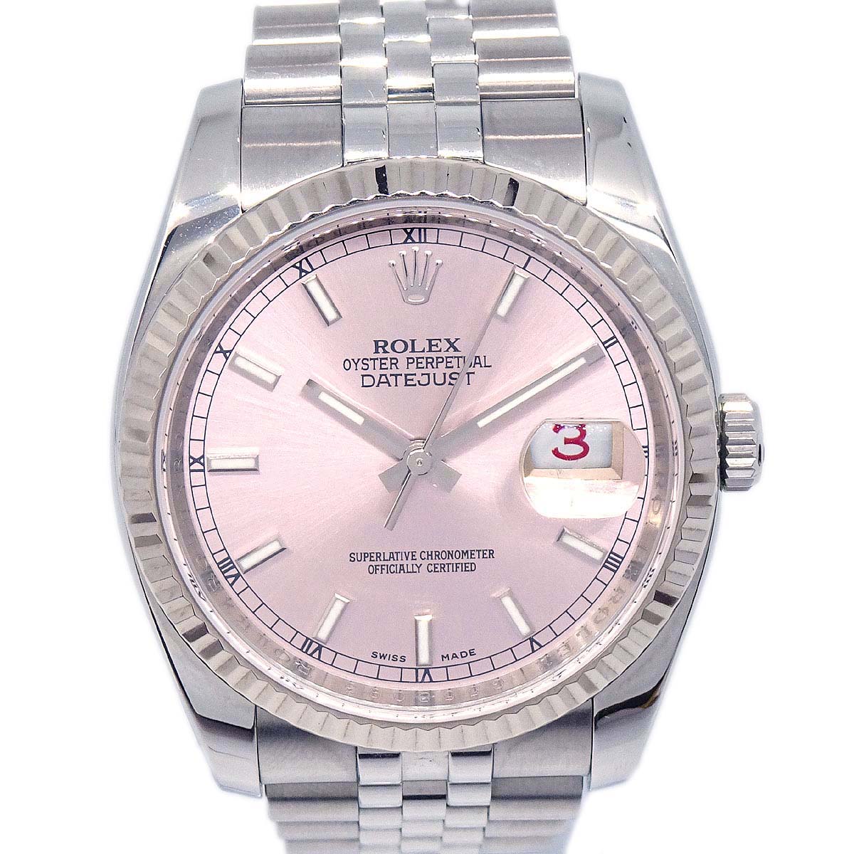 Rolex Oyster Perpetual Datejust 36mm Ref.116234 Self-winding Watch SS 18K