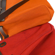 Hermes 2004 Orange Red Toile Officier Herbag TPM 2 in 1 Shoulder Bag