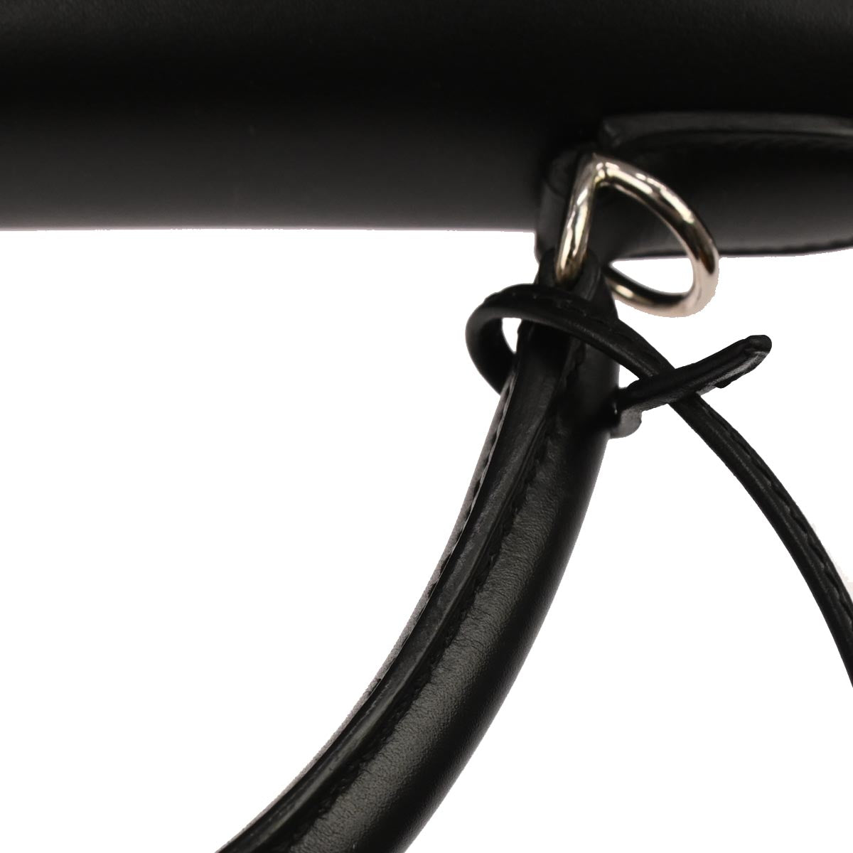 Hermes Black Box Calf Kelly 28 Retourne 2way Shoulder Handbag