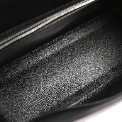 Hermes Black Box Calf Kelly 28 Retourne 2way Shoulder Handbag