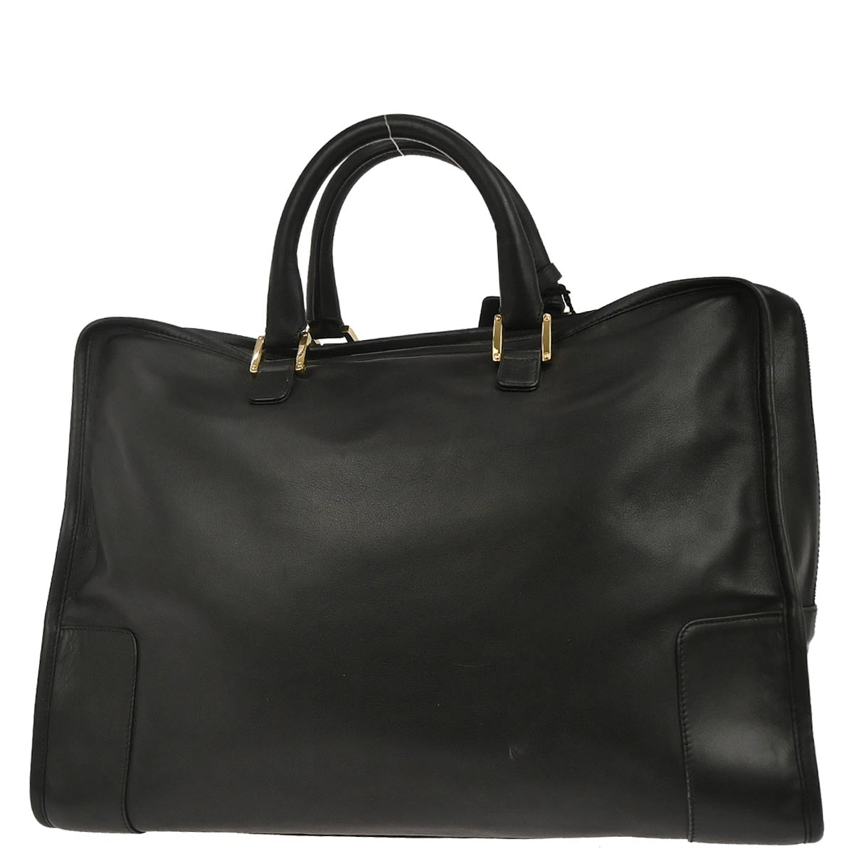Loewe Black Leather Amazona 40 Handbag