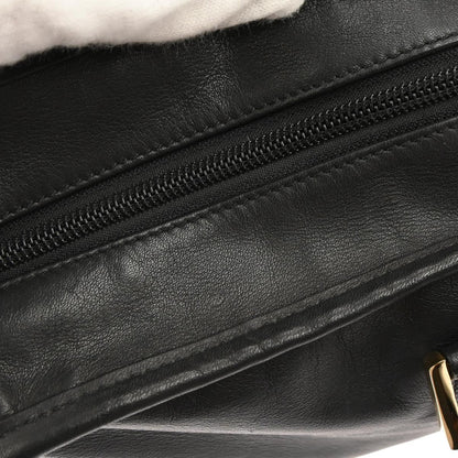 Loewe Black Leather Amazona 40 Handbag