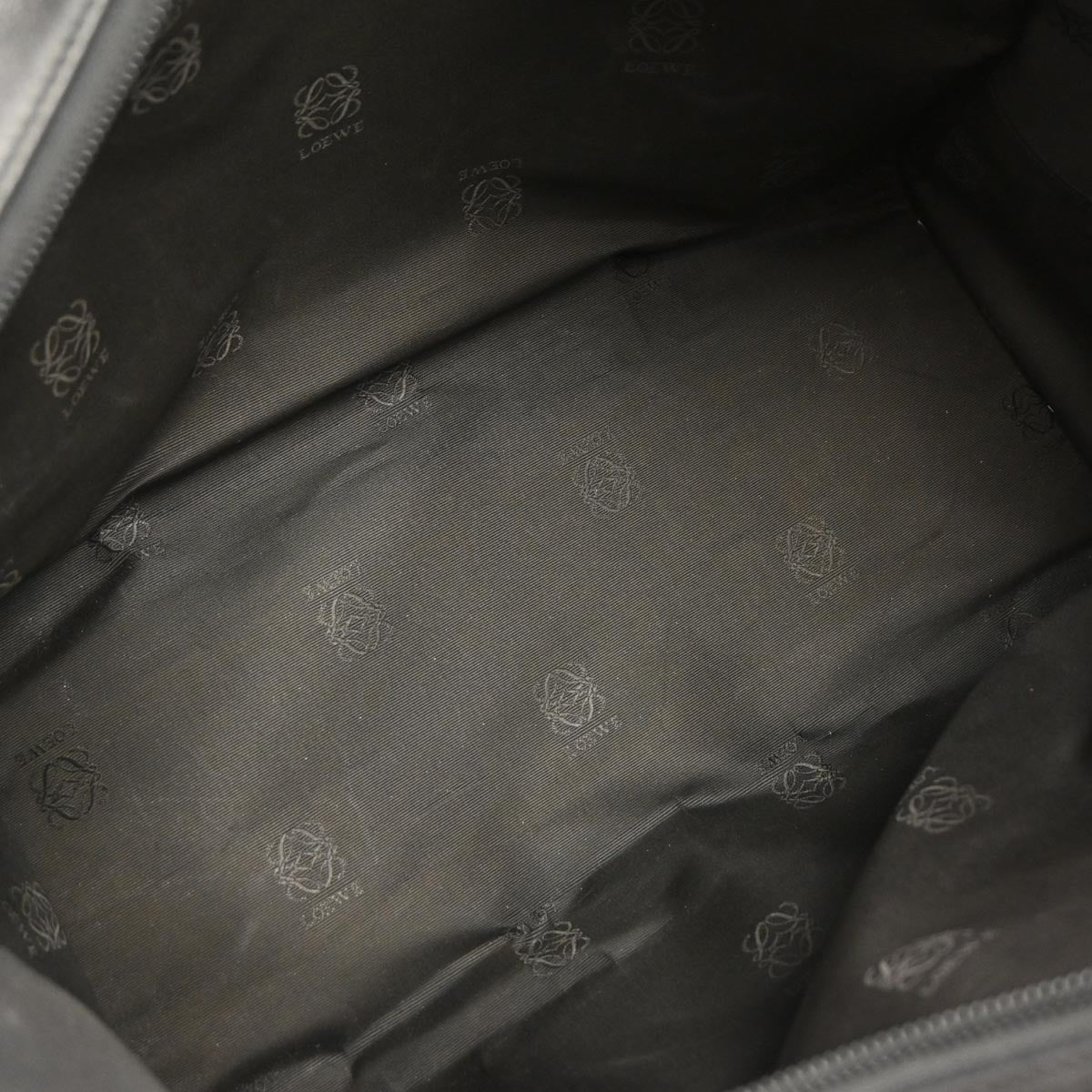 Loewe Black Leather Amazona 40 Handbag