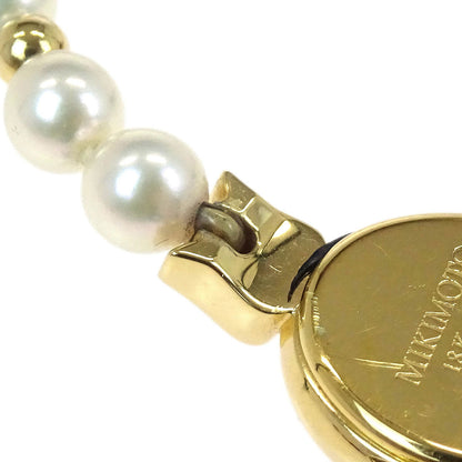 Mikimoto Pearl Quartz Watch Gold Plated