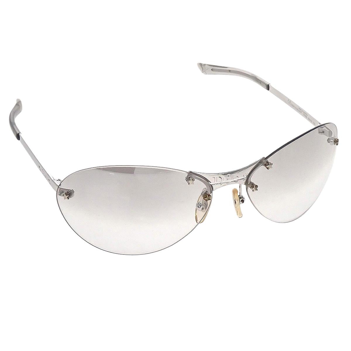 Christian Dior Sunglasses Eyewear Black 65□15 Small Good