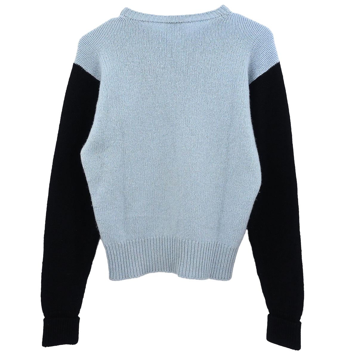 Chanel 1995 Sweater Knit Top Blue #40
