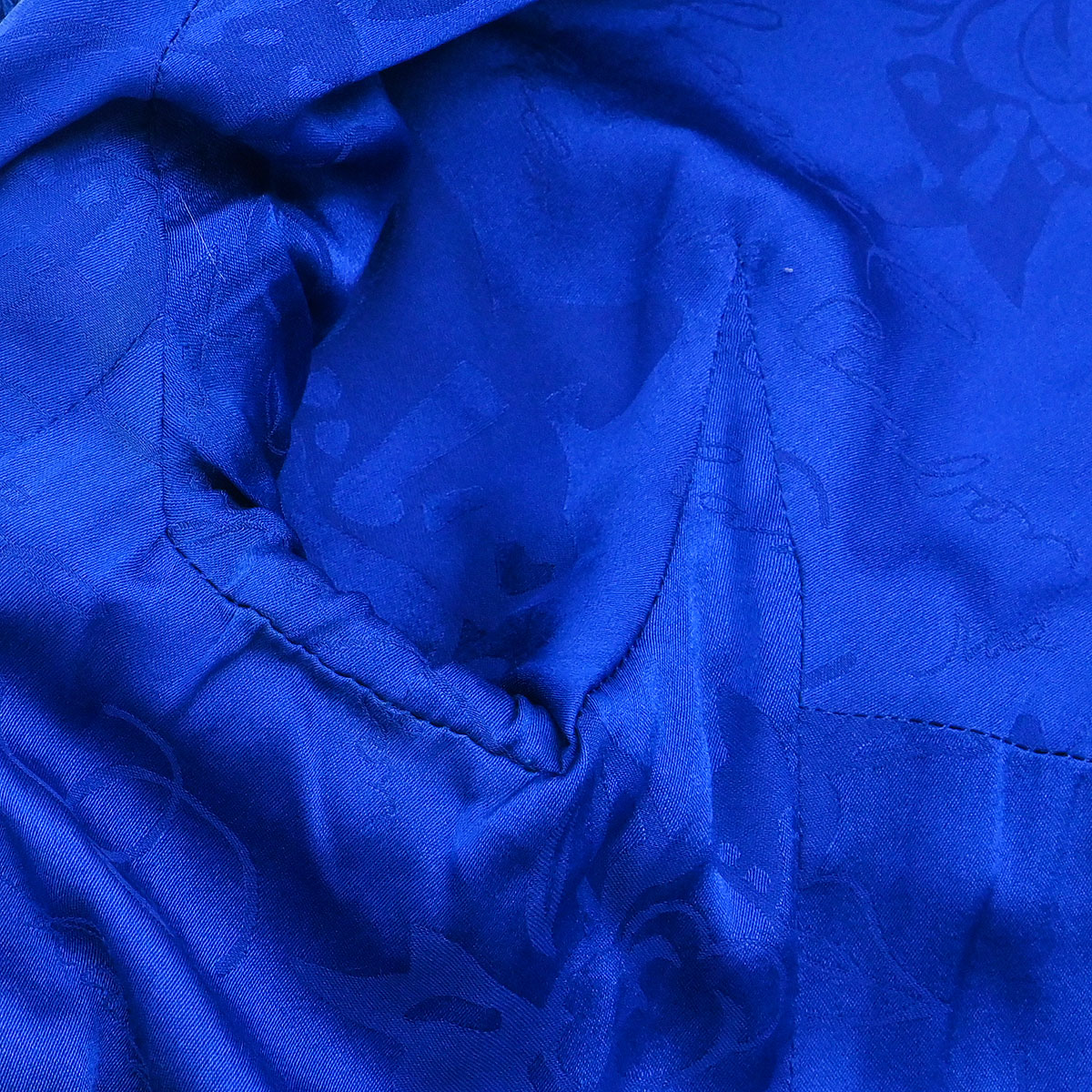 Chanel 2007 Collarless Single Breasted Jacket Blue #36