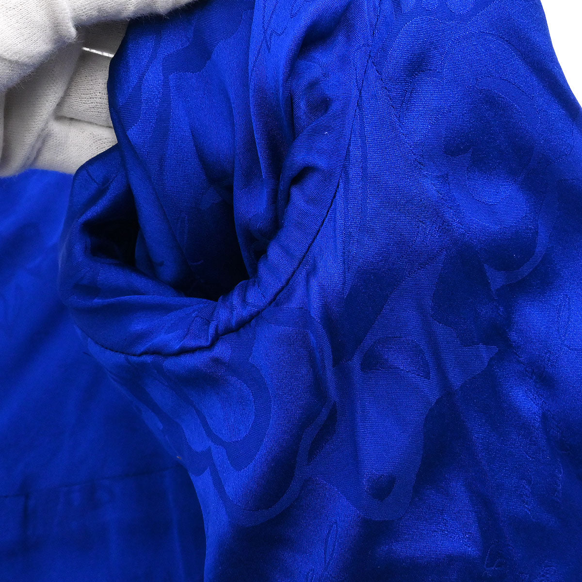 Chanel 2007 Collarless Single Breasted Jacket Blue #36