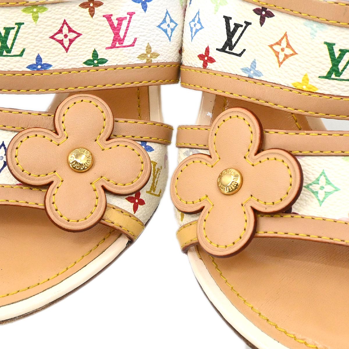 Louis Vuitton 2004 Mule Sandals Shoes #35 – AMORE Vintage Tokyo