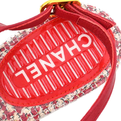 Chanel * Red Sandals Shoes #37