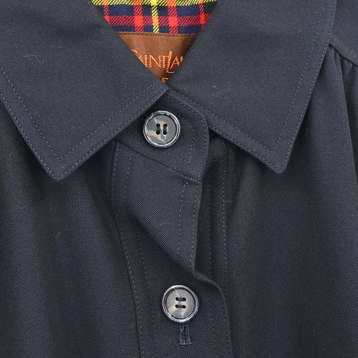 Yves Saint Laurent Coat Navy