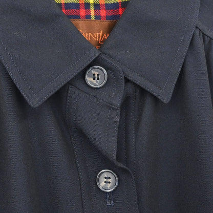 Yves Saint Laurent Coat Navy