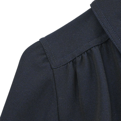 Yves Saint Laurent Coat Navy