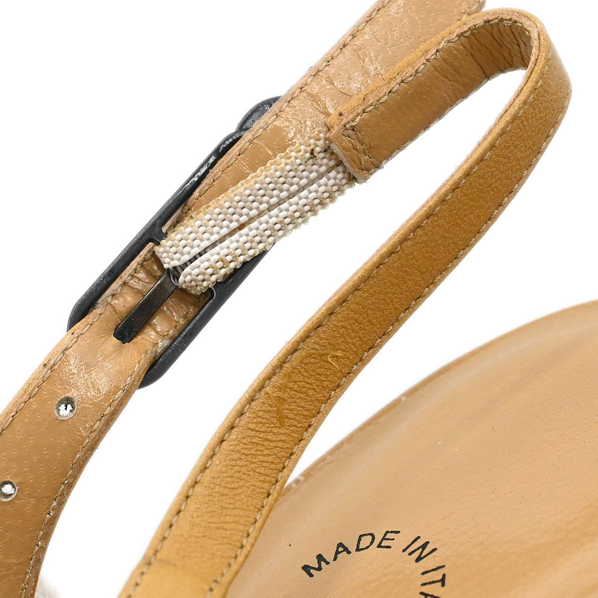 Chanel * Beige Pumps Shoes #37