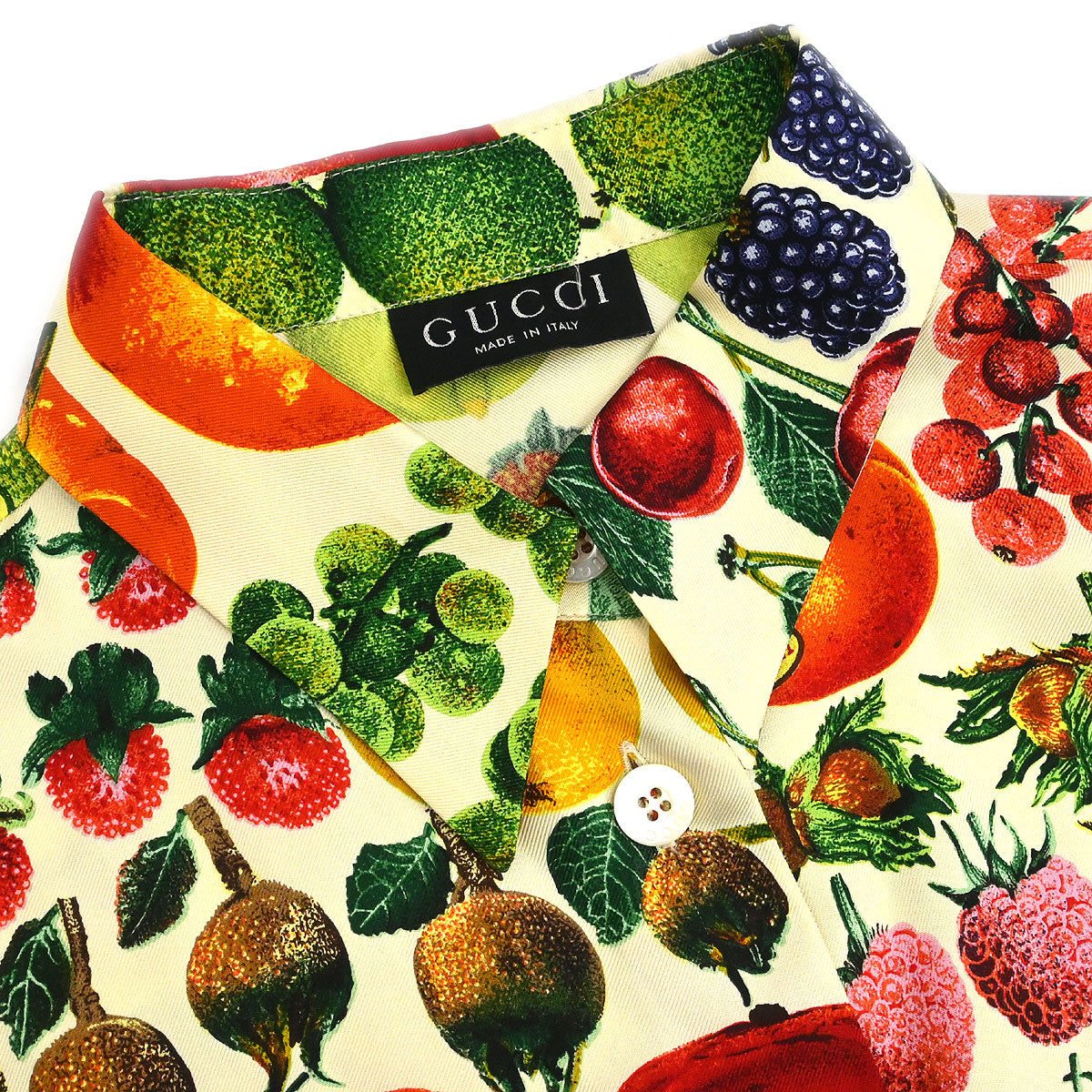 Gucci 1996 Blouse Top Shirt Ivory #44