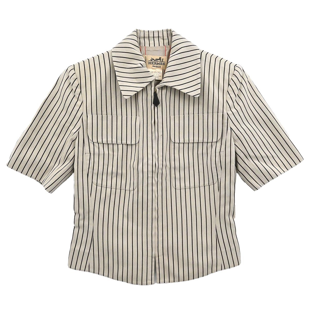 Hermes Zip Up Jacket Beige #36