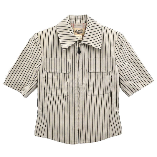 Hermes Zip Up Jacket Beige #36