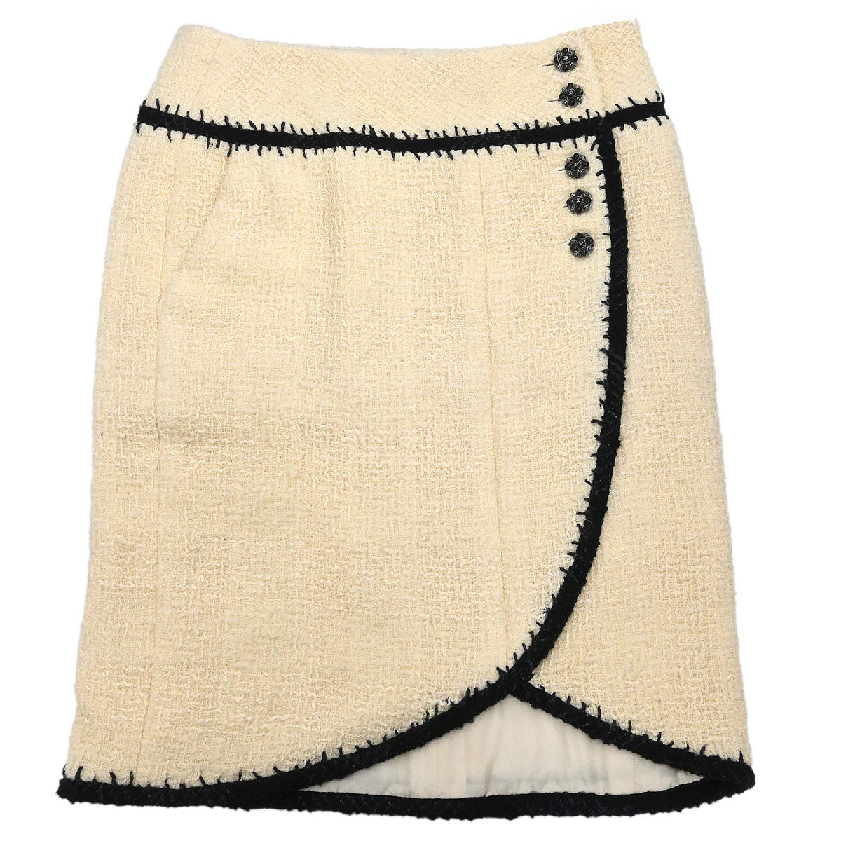 Chanel 2006 Setup Suit Jacket Skirt White #36