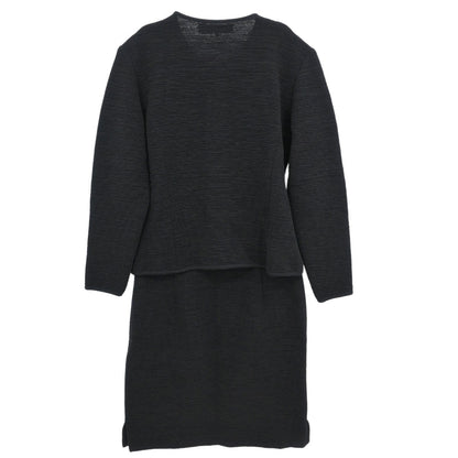 Christian Dior Setup Suit Cardigan Skirt Black #M