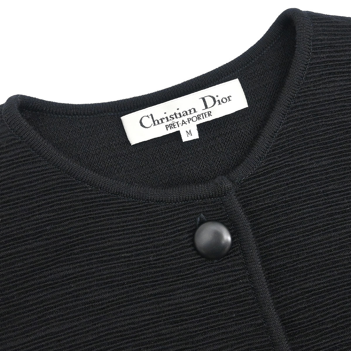 Christian Dior Setup Suit Cardigan Skirt Black #M
