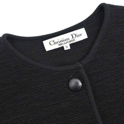Christian Dior Setup Suit Cardigan Skirt Black #M