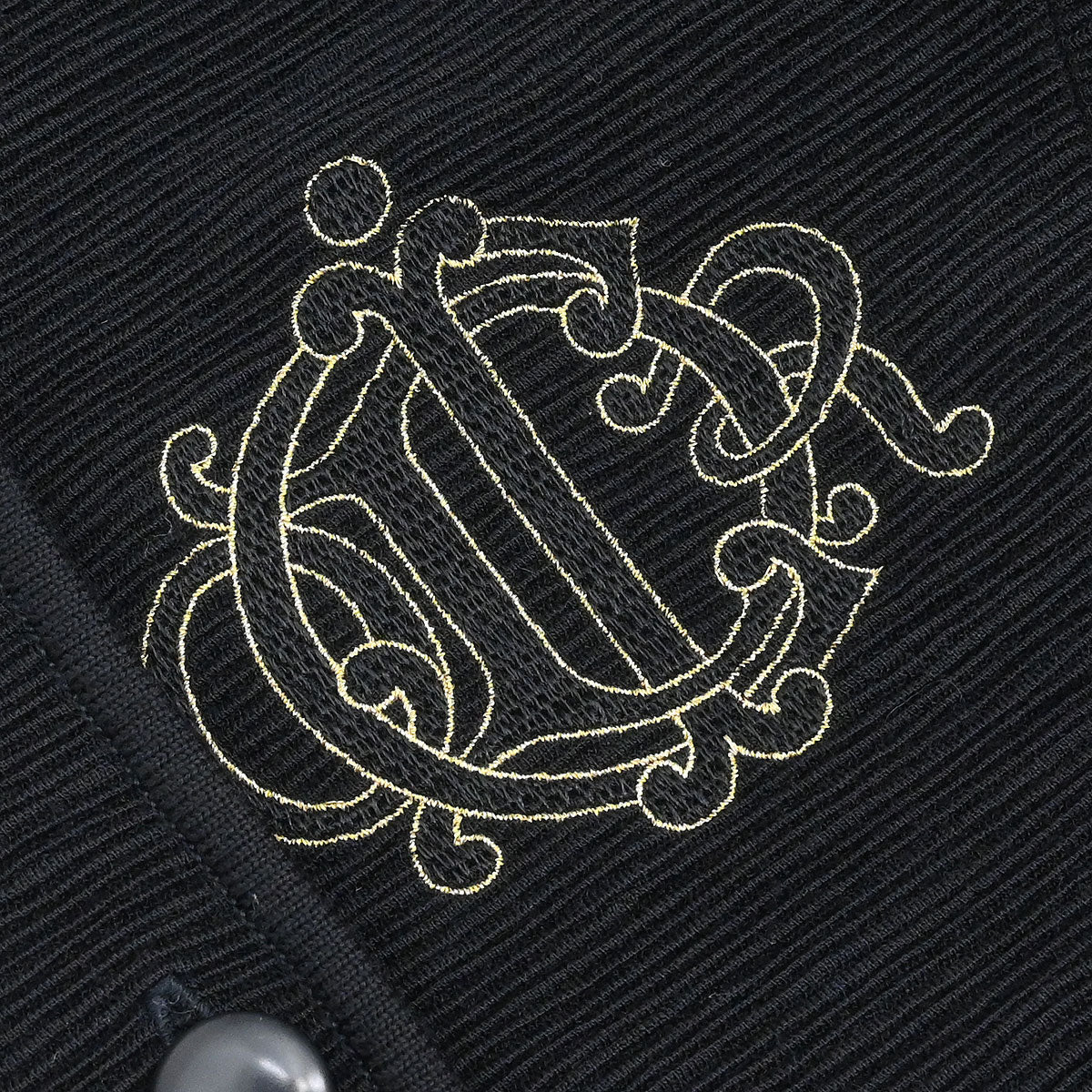 Christian Dior Setup Suit Cardigan Skirt Black #M