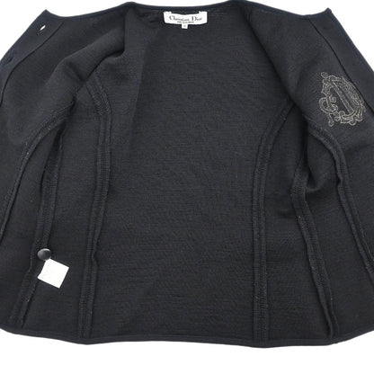 Christian Dior Setup Suit Cardigan Skirt Black #M