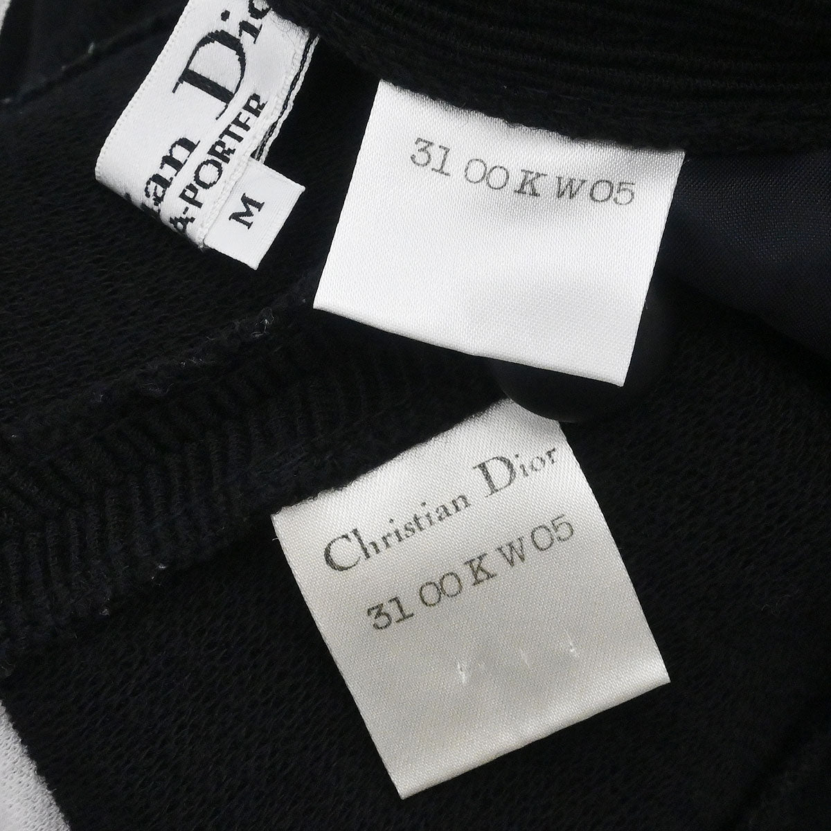 Christian Dior Setup Suit Cardigan Skirt Black #M