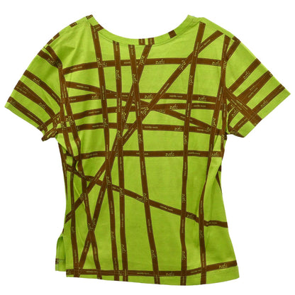 Hermes Short Sleeve T-shirt Top Green #S