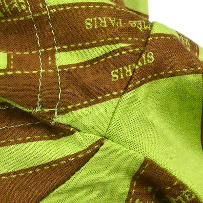 Hermes Short Sleeve T-shirt Top Green #S