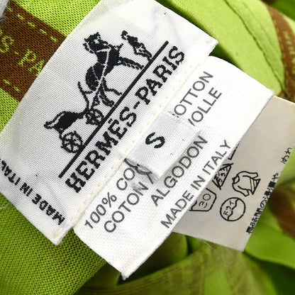 Hermes Short Sleeve T-shirt Top Green #S