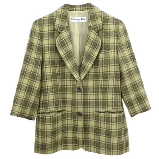 Christian Dior 2004 Single Breasted Jacket Green #M