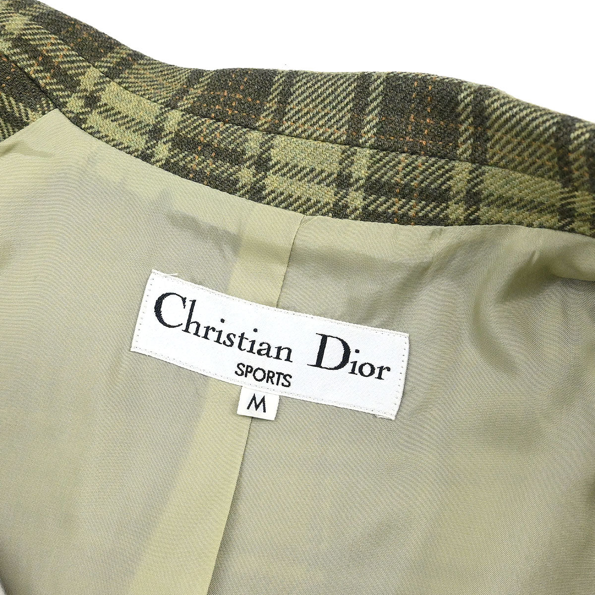 Christian Dior 2004 Single Breasted Jacket Green #M