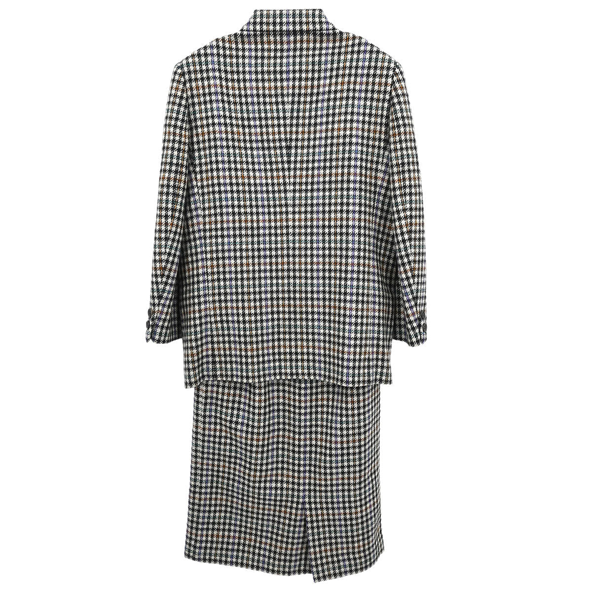 Burberrys Setup Suit Jacket Skirt Gray #34–36