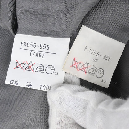 Burberrys Setup Suit Jacket Skirt Gray #34–36